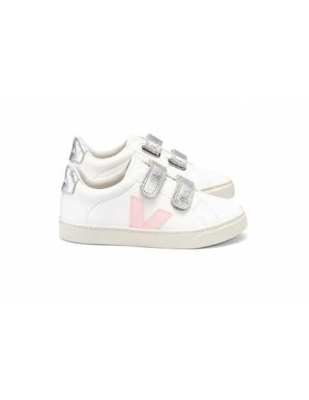 VEJA ESPLAR VELCRO BLANC ROSE