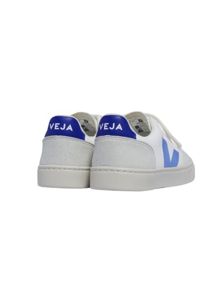 VEJA V12 VELCRO WIT