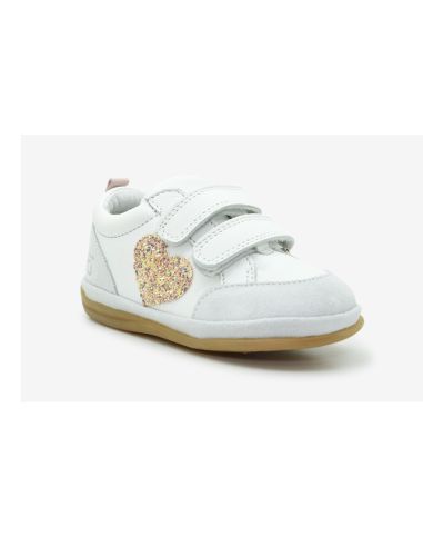 BENJIE MYRTILLE CŒUR WHITE PINK