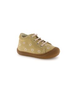 NATURINO COCOON EMBR. DAISIES BEIGE 2