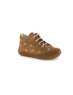 NATURINO COCOON EMBR. DAISIES COGNAC 2