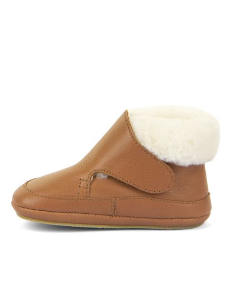 FRODDO BAREFOOT FURRY WALKERS COGNAC