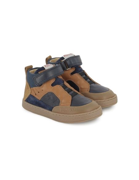 POM D'API MOUSSE LIZY BUMP BLEU CAMEL POM D'API MOUSSE LIZY BUMP BLEU CAMEL