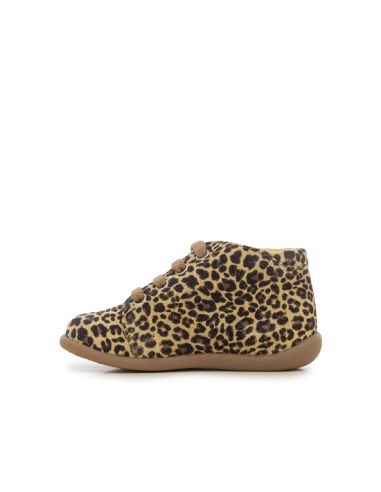 POM D'API STAND UP BOTTINE LEOPARD