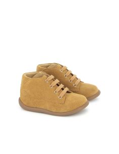 POM D'API STAND UP BOTTINE NUBUCK COGNAC H 2