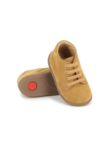 POM D'API STAND UP BOTTINE NUBUCK COGNAC H