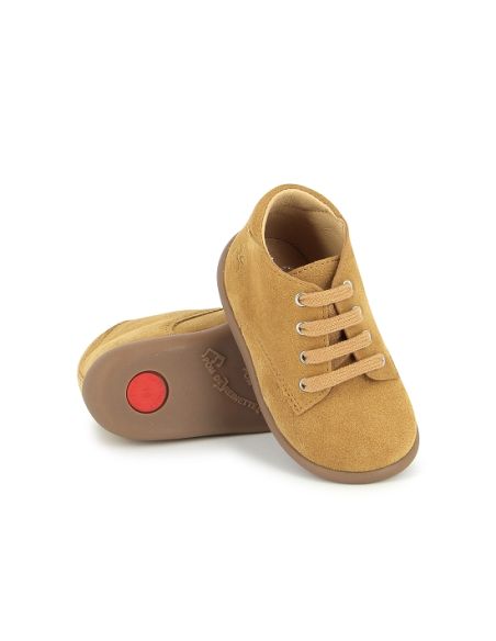 POM D'API STAND UP BOTTINE NUBUCK COGNAC H