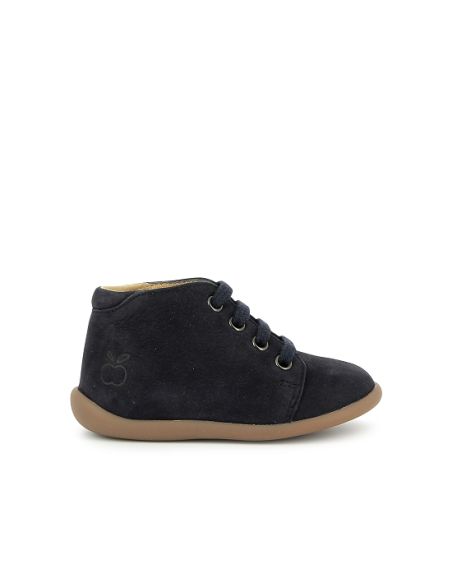 POM D'API STAND UP BOTTINE NUBUCK BLUE H