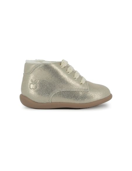 POM D'API STAND UP DERBY FUR GOLD