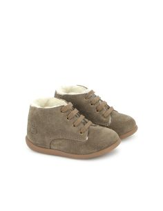 POM D'API STAND UP DERBY FUR TAUPE 2