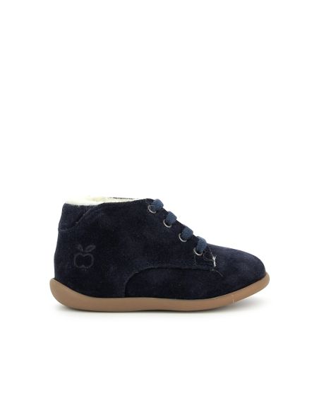 POM D'API STAND UP DERBY FUR BLEU POM D'API STAND UP DERBY FUR BLEU