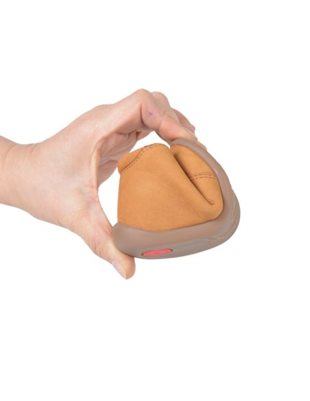 POM D'API STAND UP DERBY FUR TAUPE POM D'API STAND UP DERBY FUR TAUPE