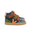 VEJA V10 MID BLEU COGNAC
