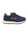 SUN 68 BOY'S TOM FLUO KID (LOGO ORANGE) BLEU