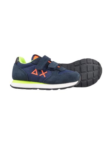 SUN 68 BOY'S TOM FLUO BABY (LOGO ORANGE) BLAUW