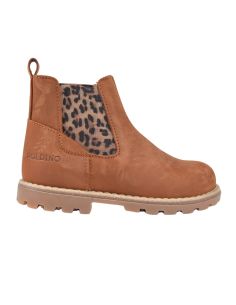 POLDINO 6402 COGNAC LEOPARD