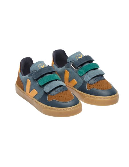 VEJA V10 BLEU MARRON