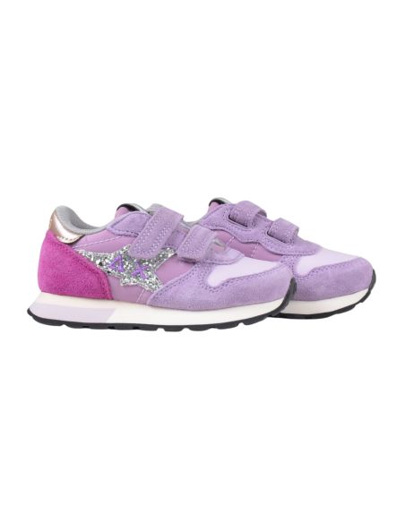 SUN 68 GIRL'S STARGIRL GLITTER LOGO BABY LILAC