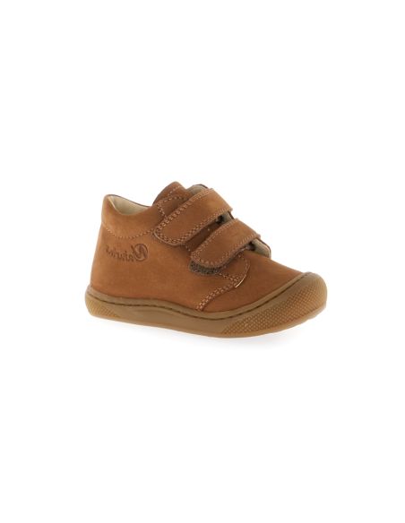 NATURINO COCOON WIDE VL NUBUCK COGNAC