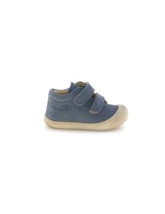 NATURINO COCOON VL SA NUBUCK BLEU