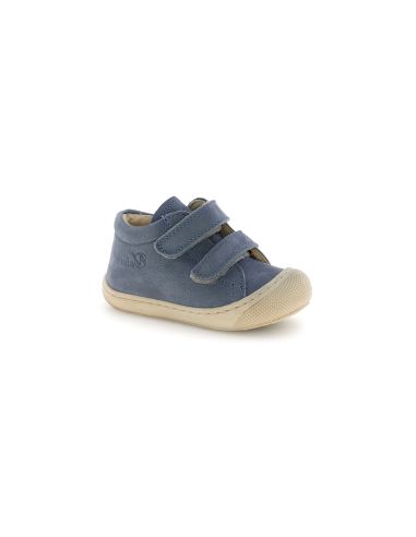 NATURINO COCOON VL SA NUBUCK BLEU