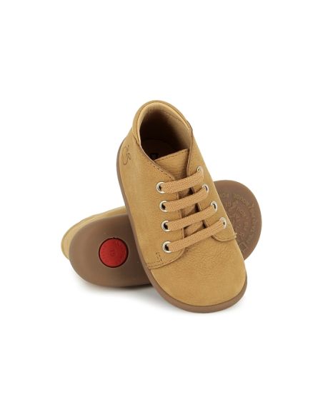 POM D'API STAND UP BOTTINE NUBUCK COGNAC E