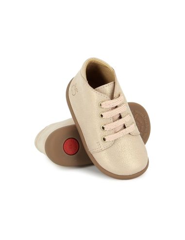 POM D'API STAND UP BOTTINE ROSE CLAIR