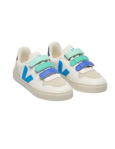 VEJA V10 WIT BLAUW 2