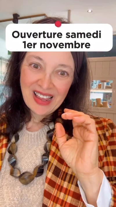 Bonne nouvelle ✨\nJ’ouvre le magasin exceptionnellement ce samedi 1er novembre, de 10h à 12h 🕙.\nSi tu veux être prioritaire, envoie-moi simplement...