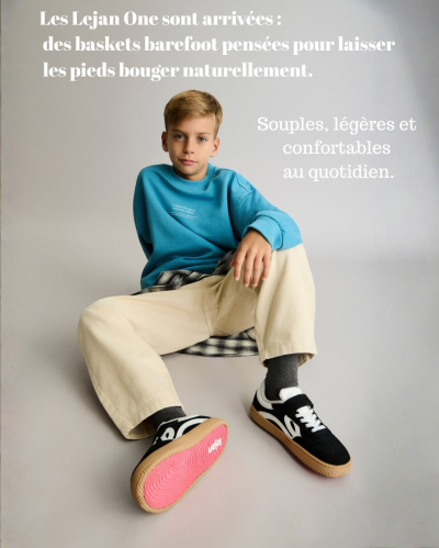 Les Lejan One arrivent chez Little Shoes : une basket barefoot pensée pour suivre les enfants dans tous leurs mouvements.\nSouples, légères, avec...